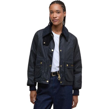 Cropped Beadnell Wax Jacket - Women's