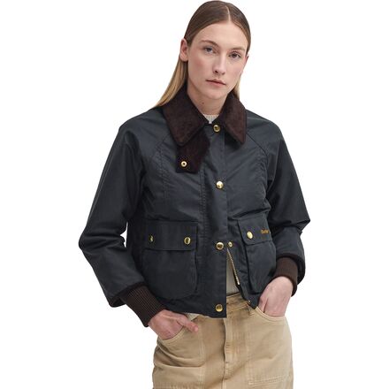 Cropped Beadnell Wax Jacket - Women's