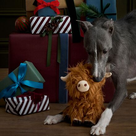 Barbour - Highland Cow Dog Toy