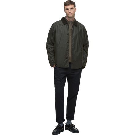 Barbour - Short Lorden Wax Mac - Men's