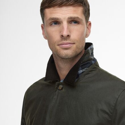 Barbour - Short Lorden Wax Mac - Men's