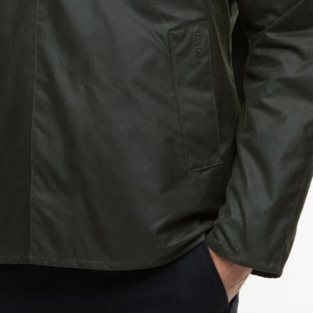 Barbour - Short Lorden Wax Mac - Men's