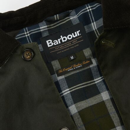 Barbour - Short Lorden Wax Mac - Men's