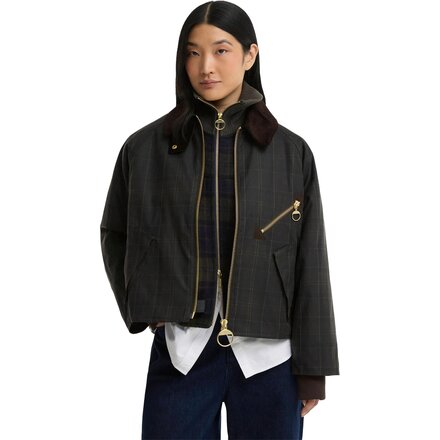 Arlene Checked Wax Jacket - Women's