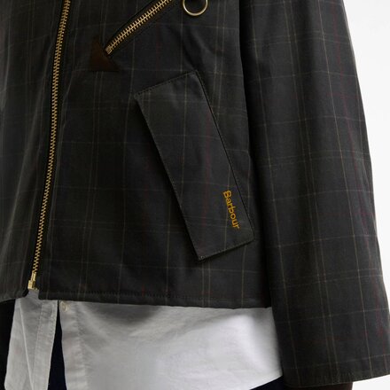 Barbour - Arlene Checked Wax Jacket - Women's