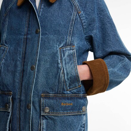 Barbour - Denim Modern Beadnell Casual Jacket - Women's