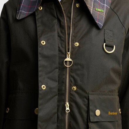 Barbour - Icons Tartan Collar Spey Wax Jacket - Women's