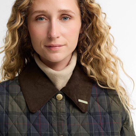 Barbour - Reimagined Icons Tartan Cropped Liddesdale Jacket - Women's