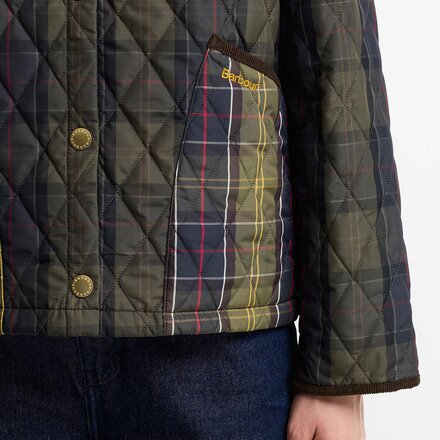 Barbour - Reimagined Icons Tartan Cropped Liddesdale Jacket - Women's