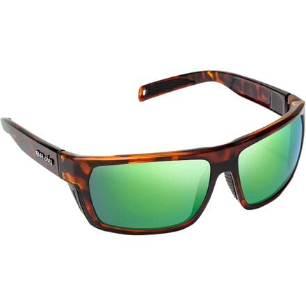 BAJIO - Palometa Glass Sunglasses - Brown Tort Matte/Green Glass