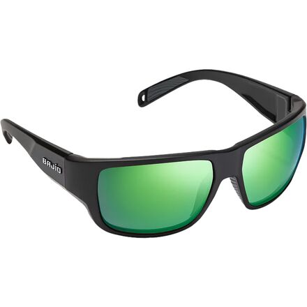 BAJIO - Piedra Sunglasses - Black Matte/Green