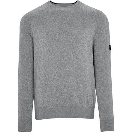 Barbour International - Cotton Crew Neck Sweater - Men's - Anthracite Marl