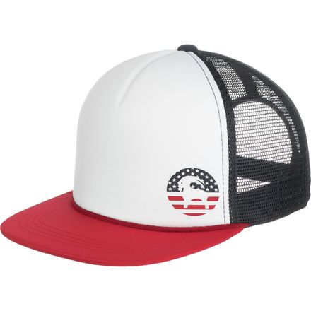 Backcountry - American Flag Goat Trucker Hat