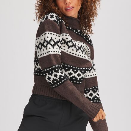 Backcountry - Merino Wool + Organic Cotton Intarsia Sweater - Women's