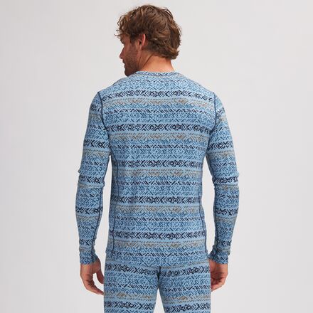 Backcountry - Spruces Print Merino Baselayer Crew - Men's