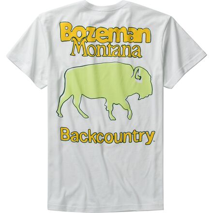 Backcountry - Bozeman Buffalo T-Shirt - Men's - White