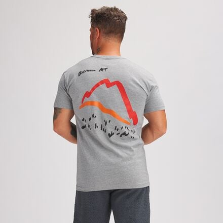 Backcountry - Bozeman MT T-Shirt - Men's - Dark Heather Gray