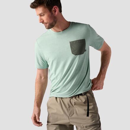 Backcountry - Destination Pocket T-Shirt - Men's - Blue Haze