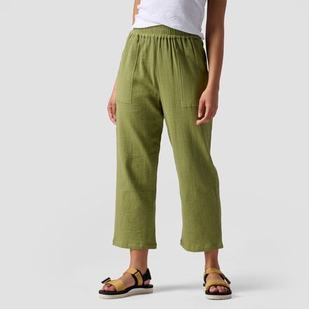 Backcountry - Cotton Gauze Pant - Women's - Calliste Green