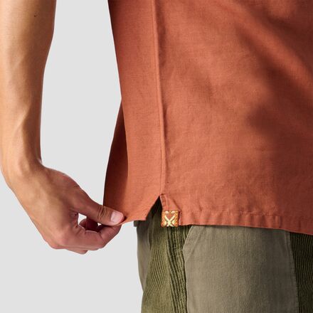 Backcountry - Textured Cotton Short-Sleeve Button Up - Men's