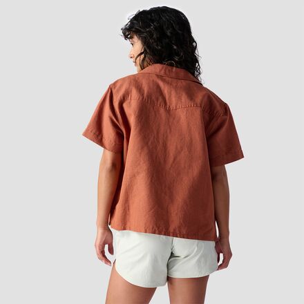 Backcountry - Textured Cotton Short-Sleeve Button Up - Women's