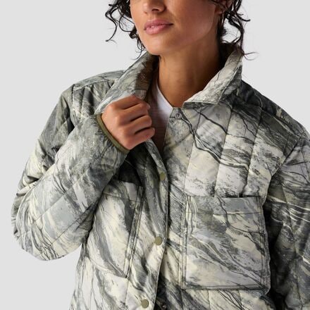 Backcountry - Oakbury Print Synthetic Quilted Shirt Jacket  - Women's