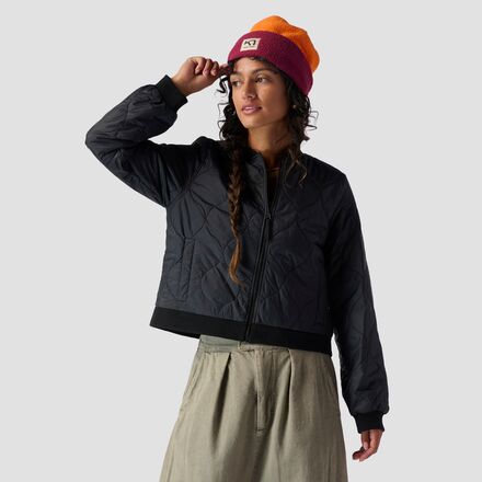 Backcountry - Insulated Quilted Bomber - Women's - Black