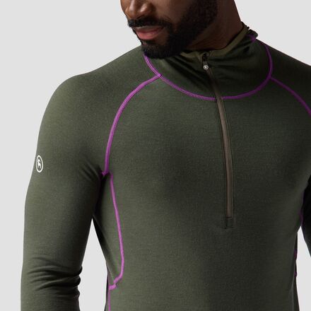 Backcountry - Cedars RWS Merino Lt-Wt Baselayer 1/2-Zip Scuba Top - Men's