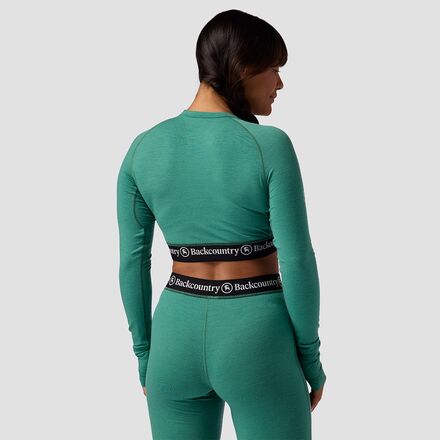 Backcountry - Cedars RWS Merino Lt-Wt Baselayer Cropped Crew Top - Women's