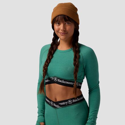 Backcountry - Cedars RWS Merino Lt-Wt Baselayer Cropped Crew Top - Women's