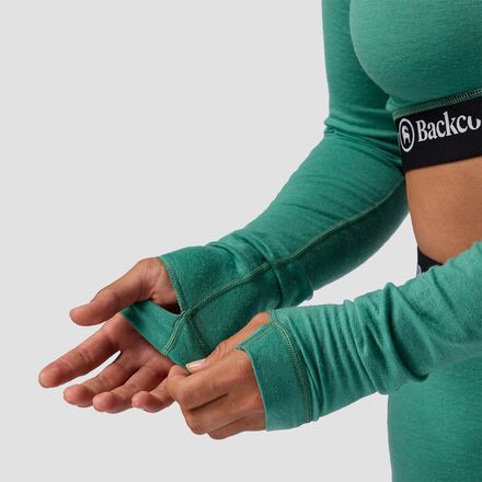 Backcountry - Cedars RWS Merino Lt-Wt Baselayer Cropped Crew Top - Women's