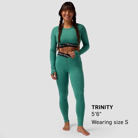 Backcountry - Cedars RWS Merino Lt-Wt Baselayer Cropped Crew Top - Women's
