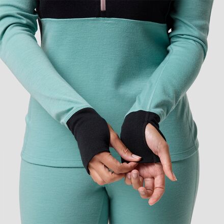 Backcountry - Cedars RWS Merino Mid-Wt Baselayer 1/4-Zip Top - Women's