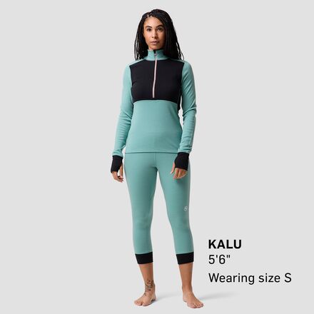 Backcountry - Cedars RWS Merino Mid-Wt Baselayer 1/4-Zip Top - Women's