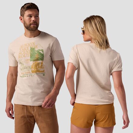 Backcountry - Take The Scenic Route T-Shirt - Sand