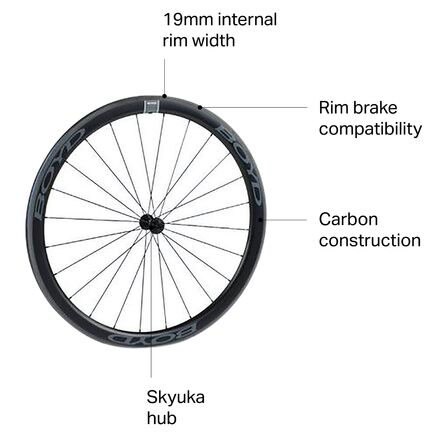 Boyd Cycling - Prologue 44 Carbon Wheel - Tubeless - Black