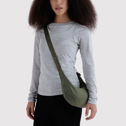 BAGGU - Small Nylon Crescent Bag