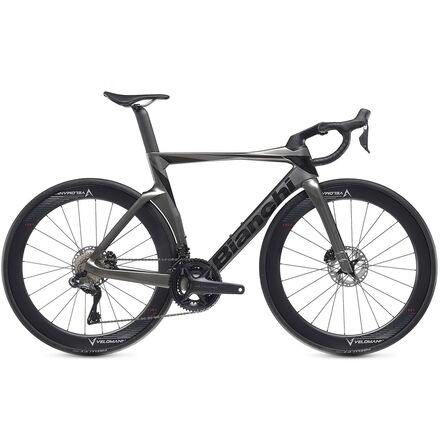 Bianchi - Oltre Comp Ultegra Di2 VR50 Carbon Wheel Road Bike - Graphite/Dark Graphite