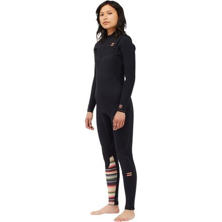 Billabong - 4/3mm Furnace Comp Chest-Zip Full Wetsuit - Women's