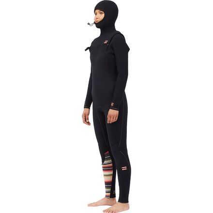 Billabong - 5/4mm Furnace Comp Hooded Wetsuit - Women's
