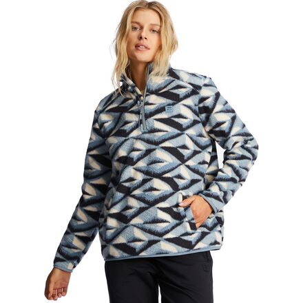 Billabong - Boundary Mock 3 Pullover - Women's - Blue Horizon