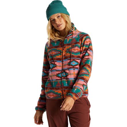 Billabong - Boundary Zip Fleece Jacket - Women's - Rosewood