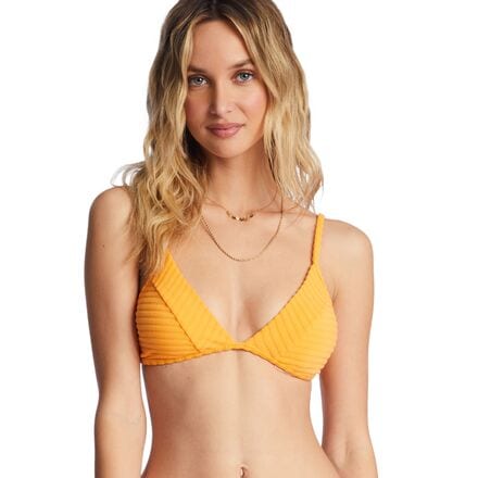 Billabong - In The Loop Charlie Fixed Tri Bikini Top - Women's - Bright Nectar