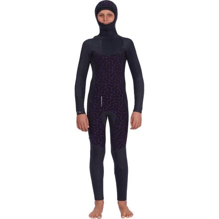 Billabong - 5/4 Absolute Hooded Wetsuit - Boys' - Military