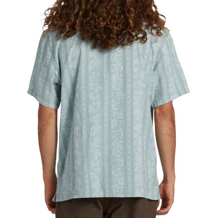 Billabong Needle Garage Jacquard Short Sleeve Shirt Bone