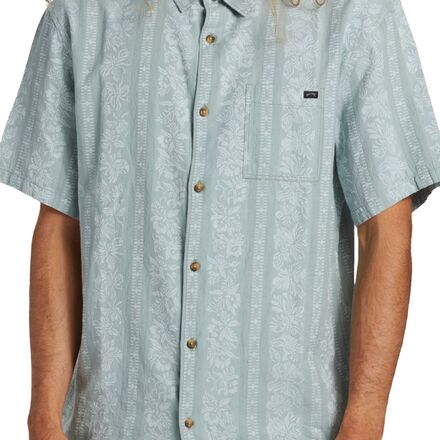 Billabong Needle Garage Jacquard Short Sleeve Shirt Bone main image 1