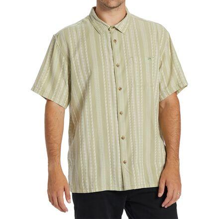 Billabong - Sundays Jacquard Short-Sleeve Shirt - Men's - Sage