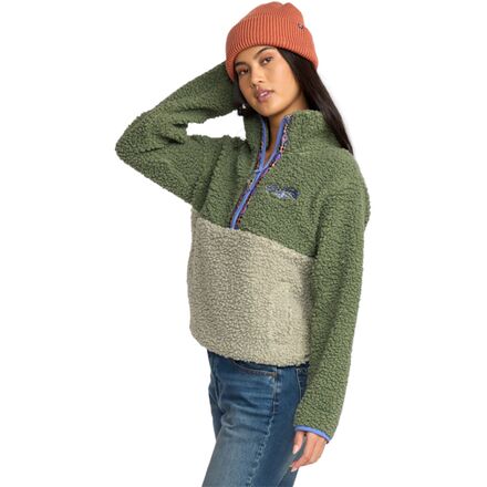Billabong - Horizon Mock Neck Half-Zip Sweatshirt - Women's