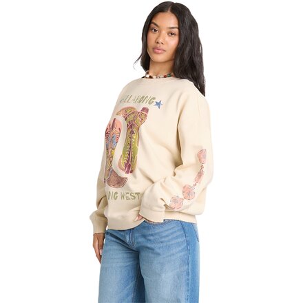 Billabong - Ride In Crew Fleece Sweatshirt - Women's