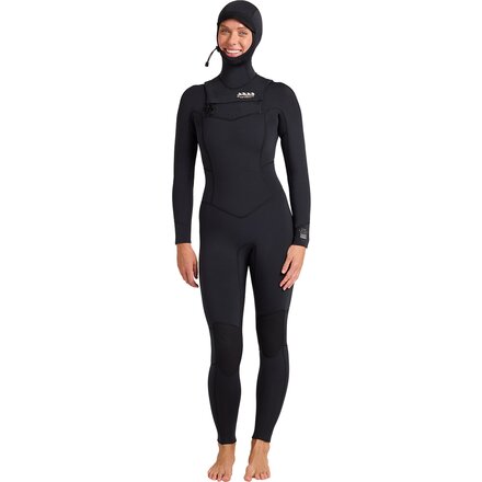 5/4 Salty Dayz Hooded Chest Zip Wetsuit - Women's